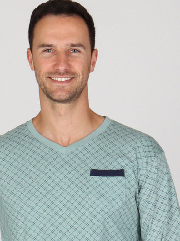 Pánske dlhé pyžamo P SILAS č.3