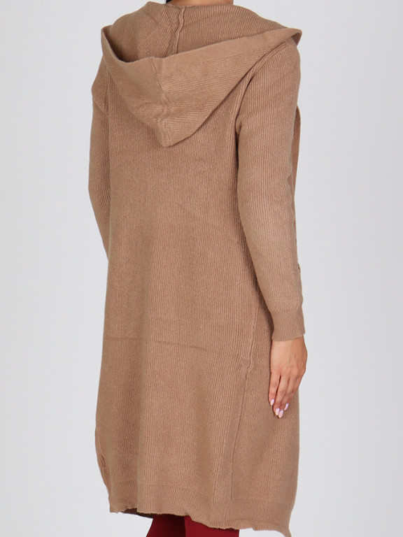 Dámsky kardigan KEIKO hnedá č.3