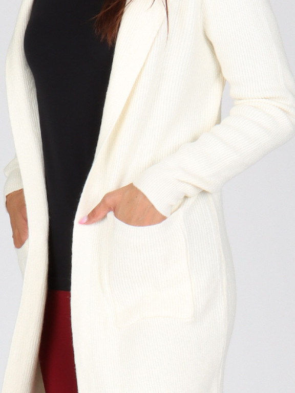 Dámsky kardigan KEIKO smotanová č.3