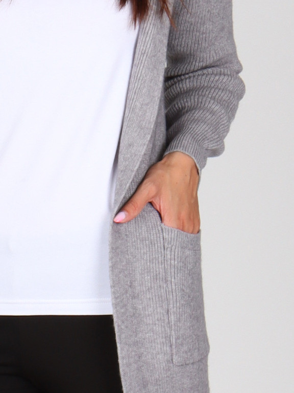 Dámsky kardigan KEIKO šedá č.3