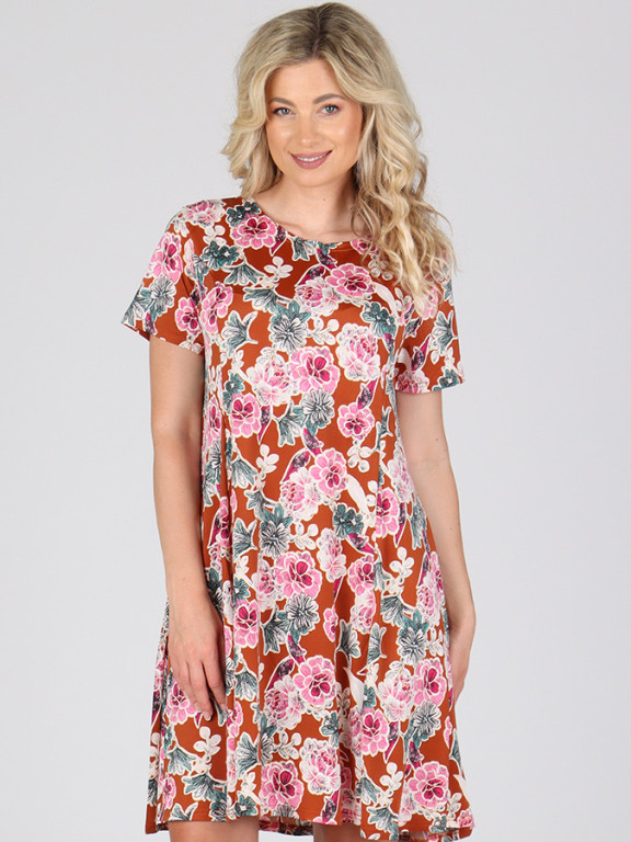 Dámske krátke šaty LETNÉ vzor 7 č.2