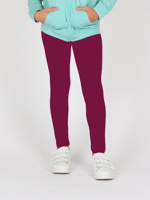 Dětské termo legíny BEATA 031 vínové č.2