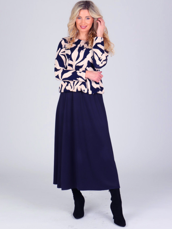 Dámska dlhá sukňa S LINET 034